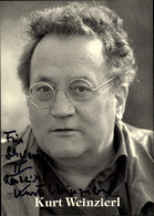 CPA Schauspieler Kurt Weinzierl, Portrait, Autogramm - Acteurs