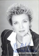 CPA Schauspielerin Gila Von Weitershausen, Portrait, Autogramm - Acteurs