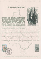 1977 FRANCE Document De La Poste Champagne Ardenne N° 1920 - Documenten Van De Post