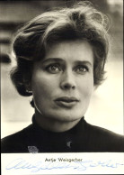 CPA Schauspielerin Antje Weisgerber, Portrait, Autogramm - Acteurs