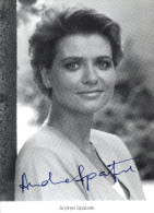 CPA Schauspielerin Andrea Spatzek, Portrait, Autogramm, Serie Lindenstraße, Rolle Gabi Zenker - Acteurs