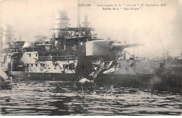 TOULON - Catastrophe De La " Liberté " , 25 Novembre 1911 - Brêche De La " République " - Très Bon état - Toulon