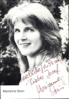 CPA Schauspielerin Marianne Stein, Portrait, Autogramm - Acteurs