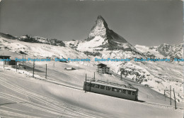 R010892 Zermatt. Die Gornergratbahn Mit Hotel Rifelberg U. Matterhorn. Gyger - Monde