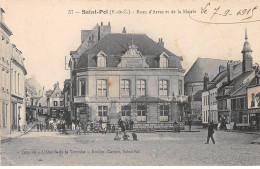 SAINT POL - Rues D'Arras Et De La Mairie - état - Saint Pol Sur Ternoise