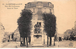 SAINT GERMAIN EN LAYE - Place Des Combattants - Statue De Thiers - Très Bon état - St. Germain En Laye