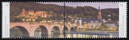 3028-3029 Panorama Heidelberg, Zusammendruck, 10 Paare ** / MNH - Nuovi
