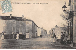 FONTENAY LE COMTE - La Rue Tiraqueau - état - Fontenay Le Comte