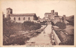 LOURMARIN - Le Temple Et Le Château - Très Bon état - Lourmarin