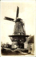 CPA Niederlande, Windmühle, Häuser - Mulini A Vento