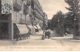 AIX LES BAINS - Rue Du Casino - Entrée Du Grand Cercle - Très Bon état - Aix Les Bains