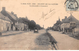 Circuit De La Sarthe - 1906 - Le Descente à CONNERRE - Très Bon état - Connerre
