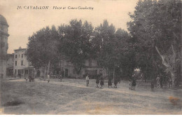 CAVAILLON - Place Et Cours Gambetta - Très Bon état - Cavaillon