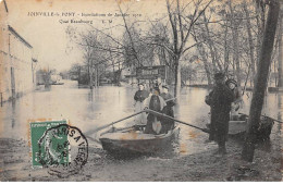 JOINVILLE LE PONT - Inondations 1910 - Quai Beaubourg - état - Joinville Le Pont
