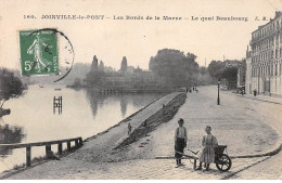 JOINVILLE LE PONT - Les Bords De La Marne - Le Quai Beaubourg - état - Joinville Le Pont