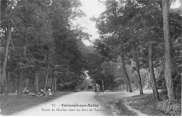VERNEUIL SUR SEINE - Route De Meulan Dans Les Bois De Verneuil - Très Bon état - Verneuil Sur Seine