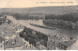 MANTES - Panorama Sur La Seine - Très Bon état - Mantes La Jolie