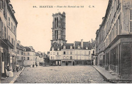 MANTES - Place Du Marché Au Blé - Très Bon état - Mantes La Ville