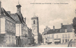 COULANGES SUR YONNE - La Rue Principale - Très Bon état - Coulanges Sur Yonne