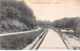 COULANGES SUR YONNE - Le Canal - état - Coulanges Sur Yonne