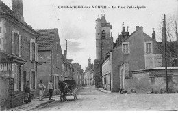 COULANGES SUR YONNE - La Rue Principale - état - Coulanges Sur Yonne