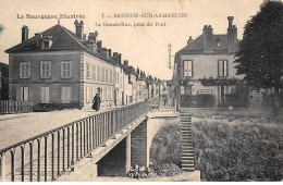 BRIENON SUR ARMANCON - La Grande Rue Prise Du Pont - Très Bon état - Brienon Sur Armancon