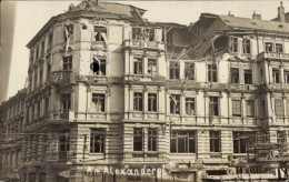 Photo CPA Berlin Friedrichshain, Zerstörtes Haus, Alexander- Ecke Prenzlauerstraße, Generalstreik 1919 - Autres & Non Classés
