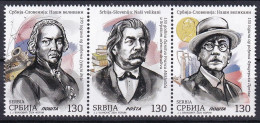 SERBIA 2024,FAMOUS PERSONS,SLOVENIA-SERBIA,VEGA,MIKOSIC,PREGL,NOBEL PRIZE,MNH - Serbia