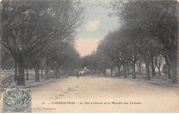 CARPENTRAS - Le Fer à Cheval Et Le Marché Aux Cochons - état - Carpentras