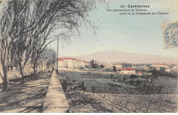 CARPENTRAS - Vue Panoramique Du Ventoux Prise De La Promenade Des Platanes - Très Bon état - Carpentras