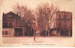 CAVAILLON - Avenue De La Gare Et Hôtel Terminus - Très Bon état - Cavaillon
