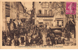 CARPENTRAS - Le Marché - Rue De La République - Très Bon état - Carpentras