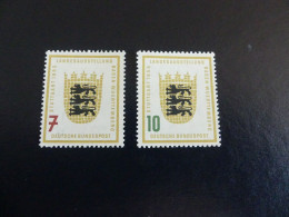 " 2 TP NSC N°89/90..EXPOSITION STUTTGART" (cote 15) - Unused Stamps