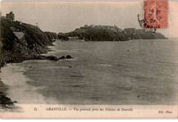 GRANVILLE: Vue Générale Prise Des Falaises De Donville - état - Granville