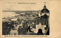 CPA Düsseldorf, Industrie Und Gewerbeausstellung 1902, Blick Von Der Rheinbrücke - Autres & Non Classés