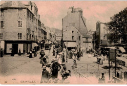 GRANVILLE: La Rue Du Pont - état - Granville