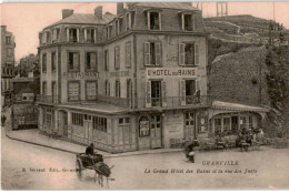 GRANVILLE: Le Grand Hôtel Des Bains Et La Rue Des Juifs - Très Bon état - Granville
