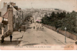GRANVILLE: Vue Générale Prise De La Rue Du Calvaire - Très Bon état - Granville