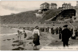 GRANVILLE: La Plage à Marée Montante - Très Bon état - Granville