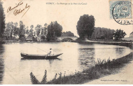 GURGY - Le Barrage Et Le Pont Du Canal - Très Bon état - Gurgy