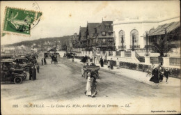 CPA Deauville Calvados, Casino, Terasse - Autres & Non Classés
