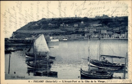 CPA Fécamp Seine Maritime, Avant-Port, Cote De La Vierge - Other & Unclassified