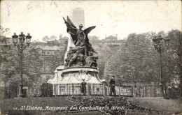 CPA Saint Étienne Loire, Kriegerdenkmal 1870-71 - Autres & Non Classés