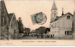 GERMIGNY-L'EVEQUE: La Mairie L'école Et L'église - Très Bon état - Autres & Non Classés