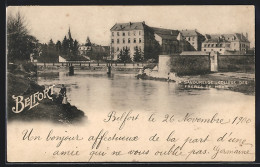 CPA Belfort, La Savoureuse Collège Des Frères De Marie  - Belfort - Stadt