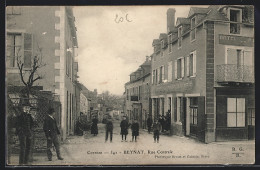 CPA Beynat, Rue Centrale, Vue De La Rue  - Autres & Non Classés