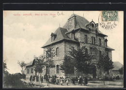 CPA Lapleau, Hôtel De Ville & Écoles  - Other & Unclassified