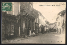 CPA Saitn-Claud, Rue Du Commerce, Vue De La Rue  - Sonstige & Ohne Zuordnung