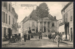 CPA Chateauneuf, Place Del`Hôtel-de-Ville  - Sonstige & Ohne Zuordnung