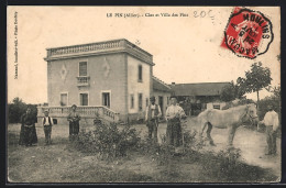 CPA Le Pin, Clos Et Villa Des Pins  - Other & Unclassified